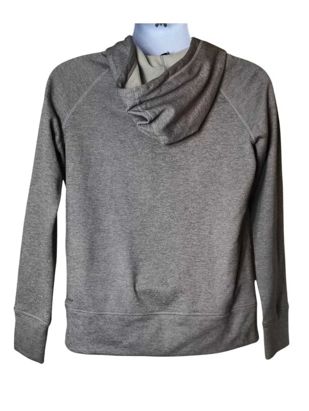 Nike Mens L Therma-Fit Pullover Hoodie Sweatshirt Gray Fleece-Lined Athletic